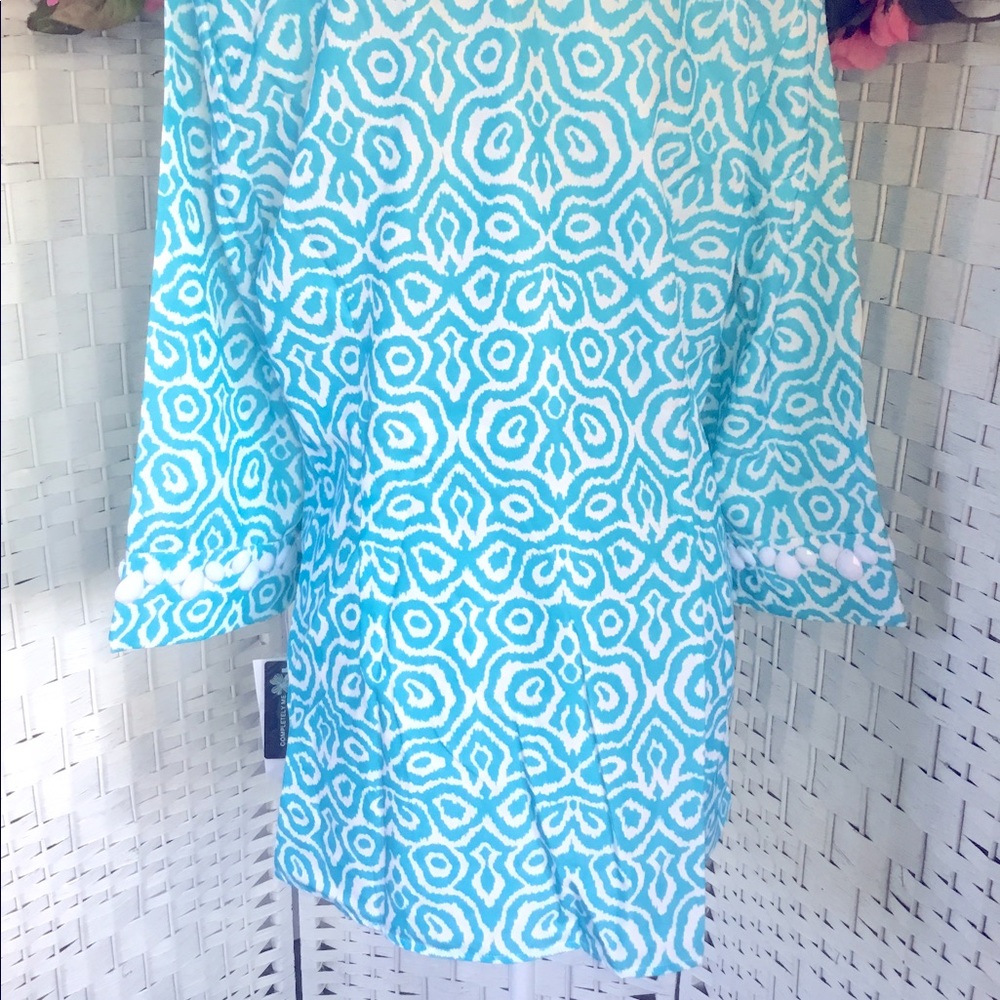 π€π Liz Lange Blue & White Shirt M / L Measurements Below NWT ππ€ - Picture 7 of 7
